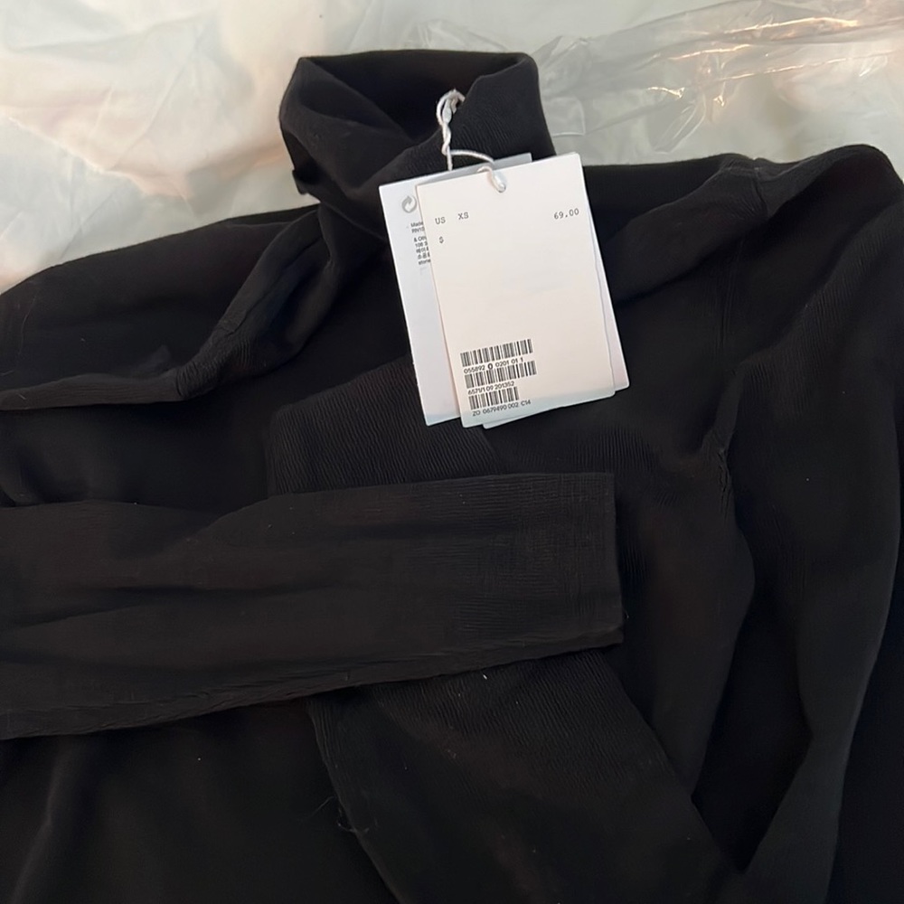 & other stories merino wool turtleneck sweater